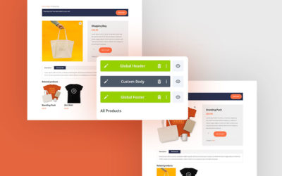 Divi Template untuk WoCommerce