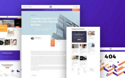 Download Template Divi Builder #1