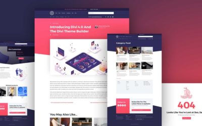 Download Template Divi Builder #3