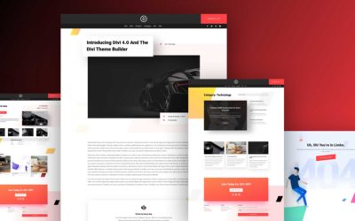 Download Template Divi Builder #4