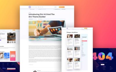 Download Template Divi Builder #5